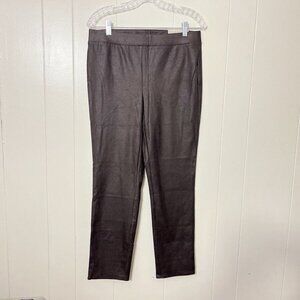 Chicos Jeggins Womens Brown Size 0 NWT